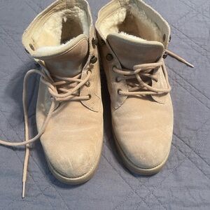 UGG Ankle Tie Tan Boots